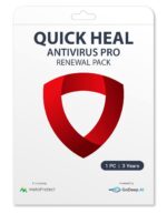 Renewal, 1 User, 3 Years, Quick Heal AntiVirus Pro