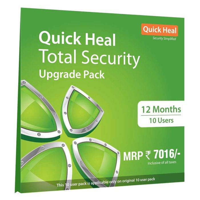 Renewal-10-Users-1-Year-Quick-Heal-Total-Security.jpg Renewal, 10 Users, 1 Year, Quick Heal Total Security - Image 1
