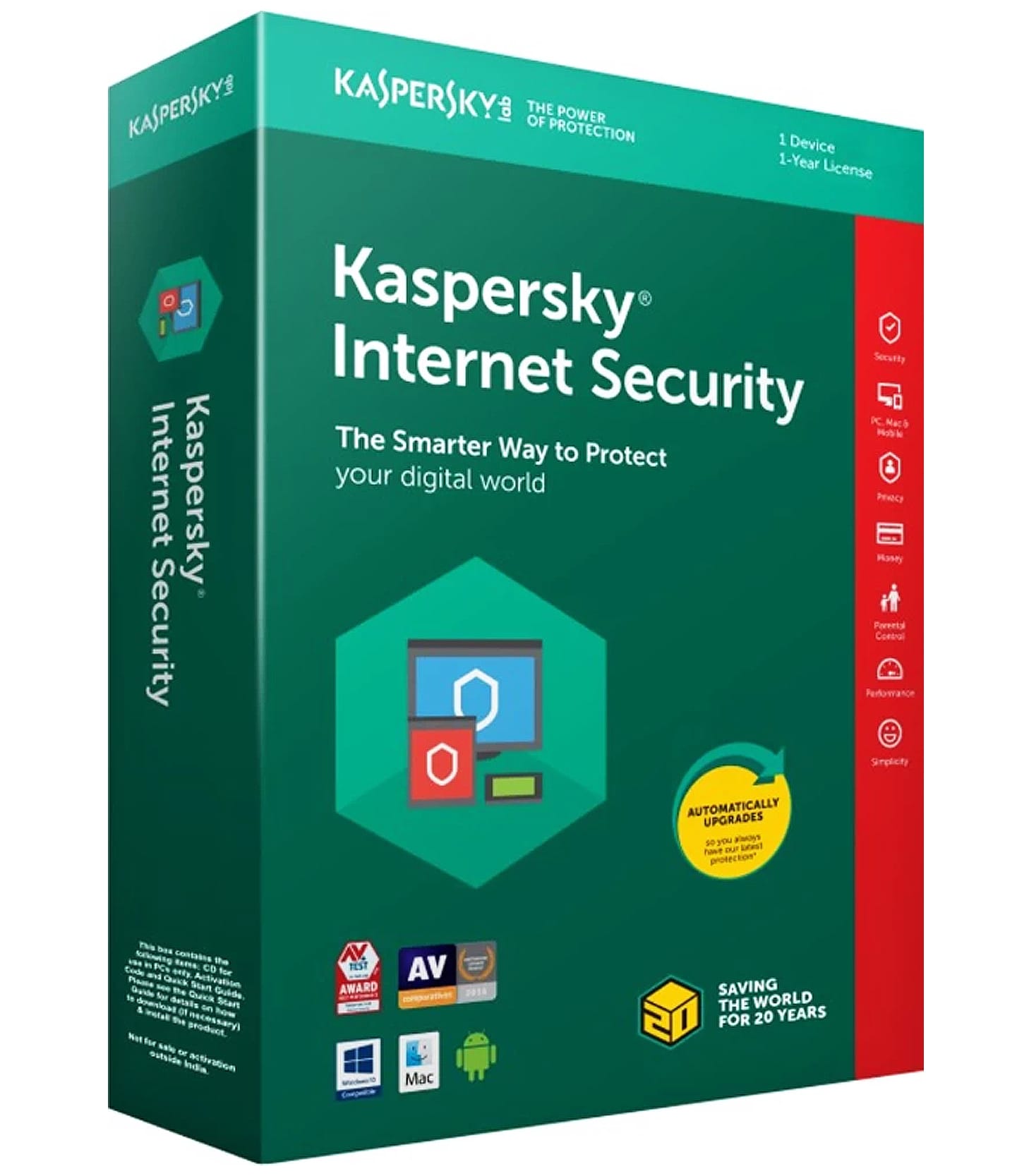 kaspersky-internet-security-1-user-1-year.jpg 1 User, 1 Year, Kaspersky Internet Security - Image 1