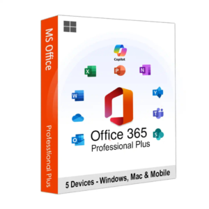 Microsoft Office 365 – 5 Devices | 1 Year Subscription